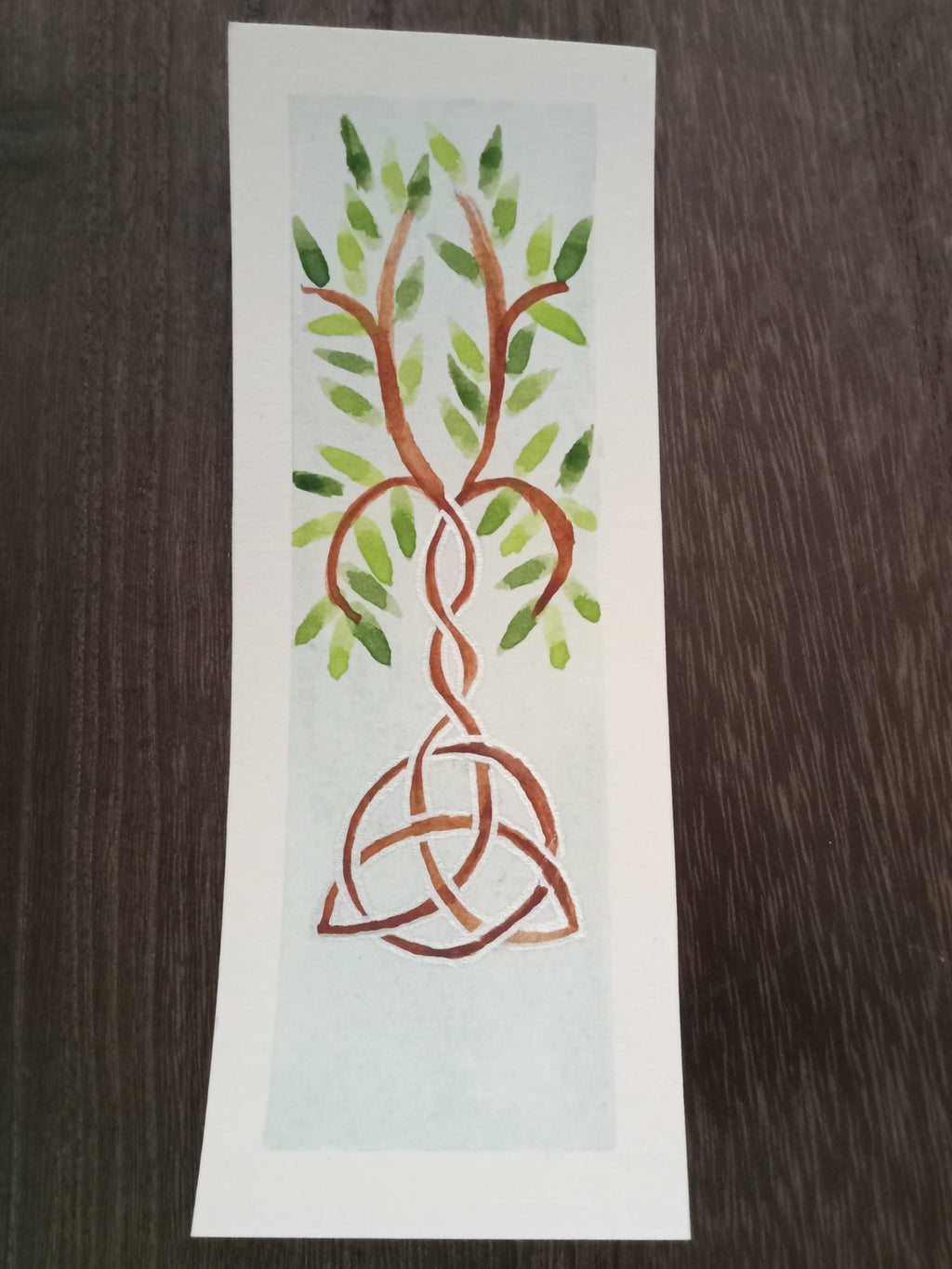 Celtic Symbol Abstract Tree Bookmark