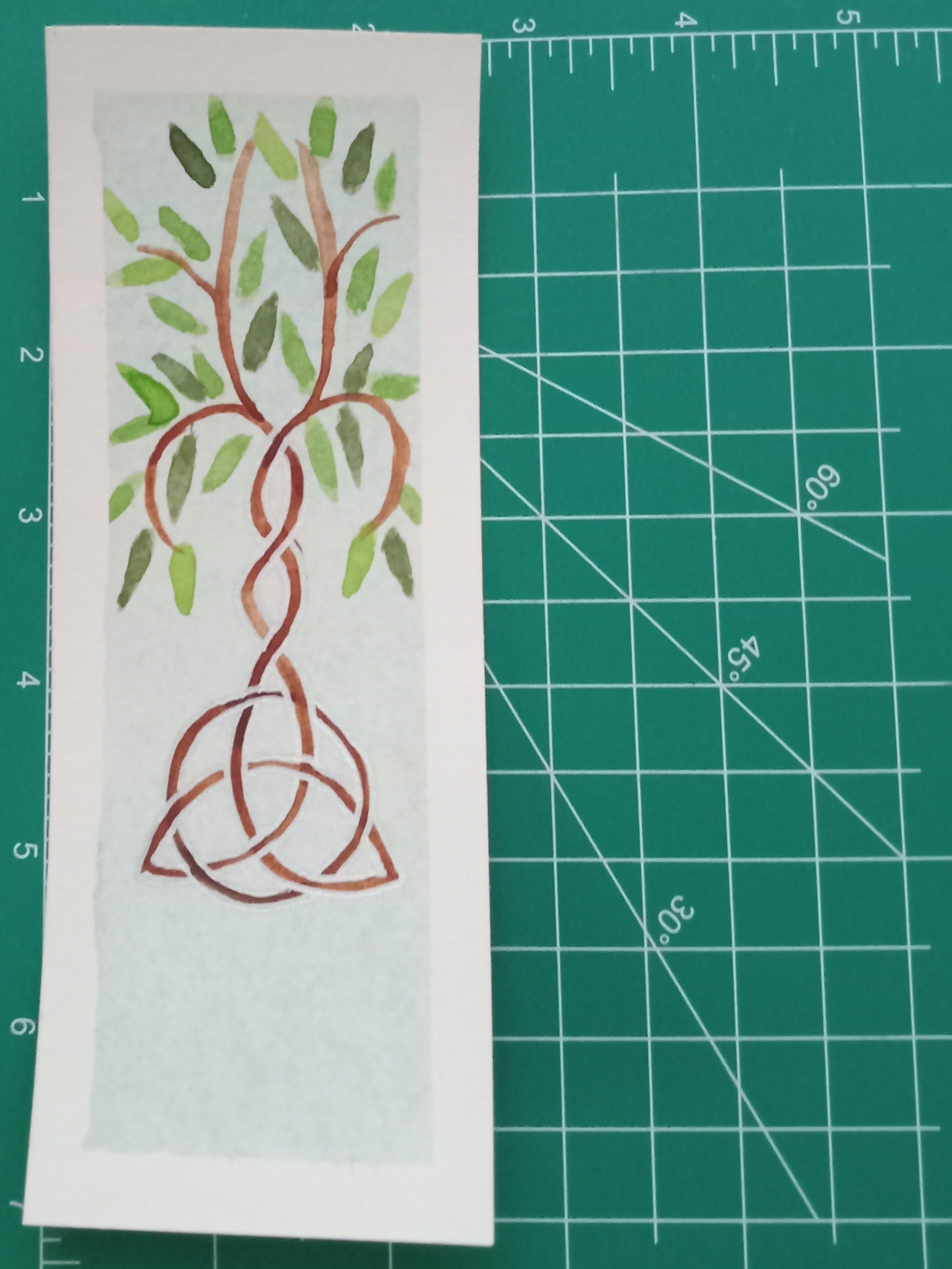 Celtic Symbol Abstract Tree Bookmark