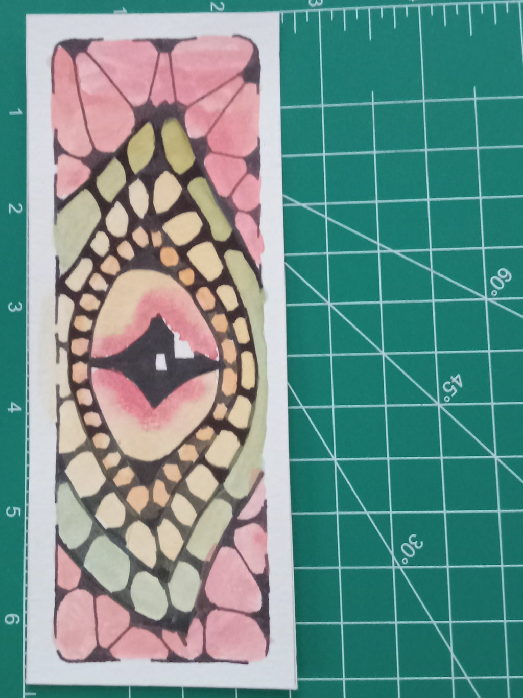 Fire Dragon Eye Bookmark