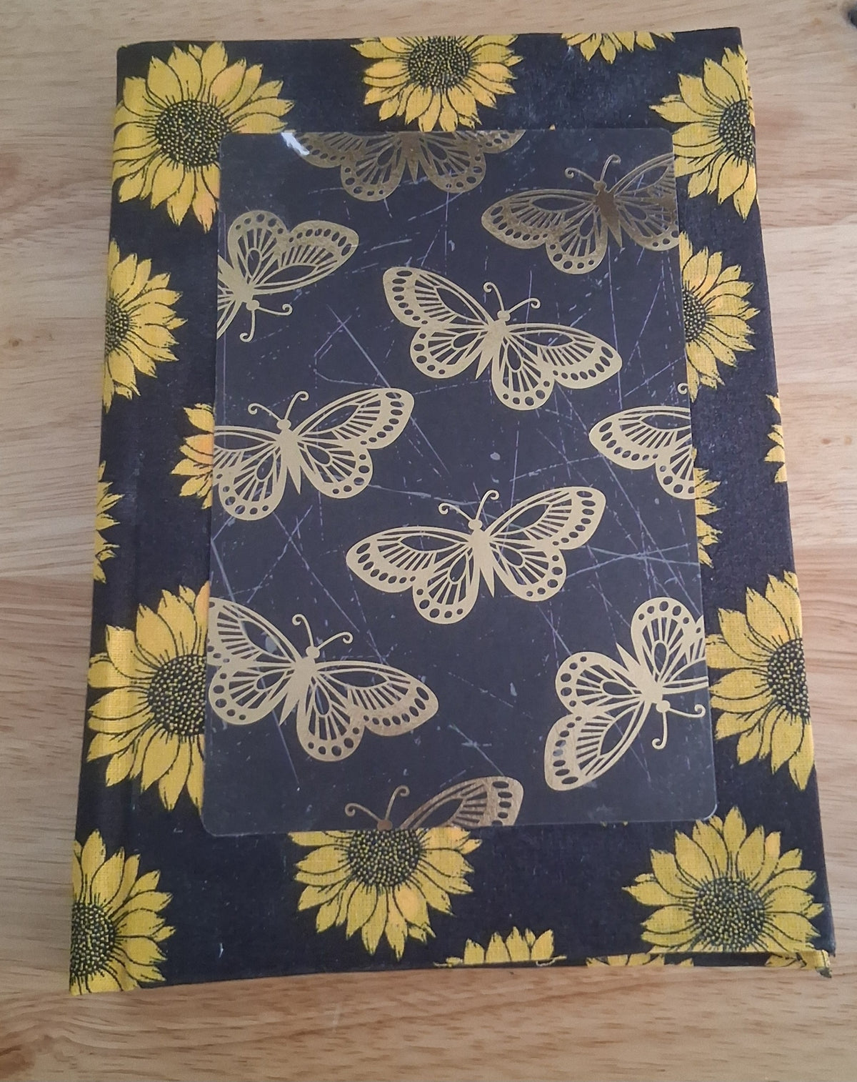 Sunflowers & Butterflies Handmade Journal | Large